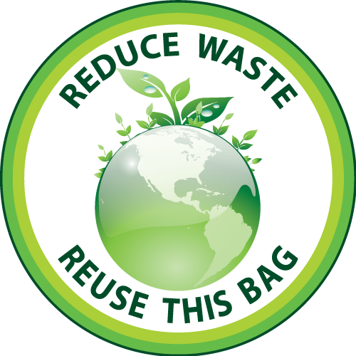 Reduce waste. Reuse this bag.