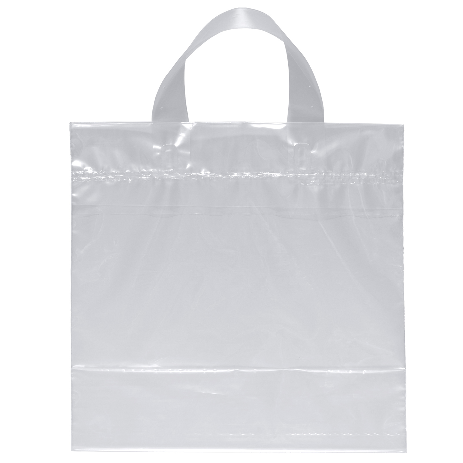 High Clarity Soft Loop Handle Bags